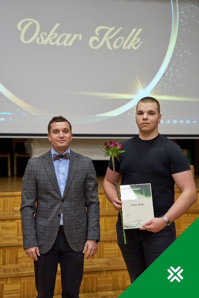 Luua Metsanduskooli Põlvamaa Metsaühistu stipendiumi pälvis Oskar Kolk